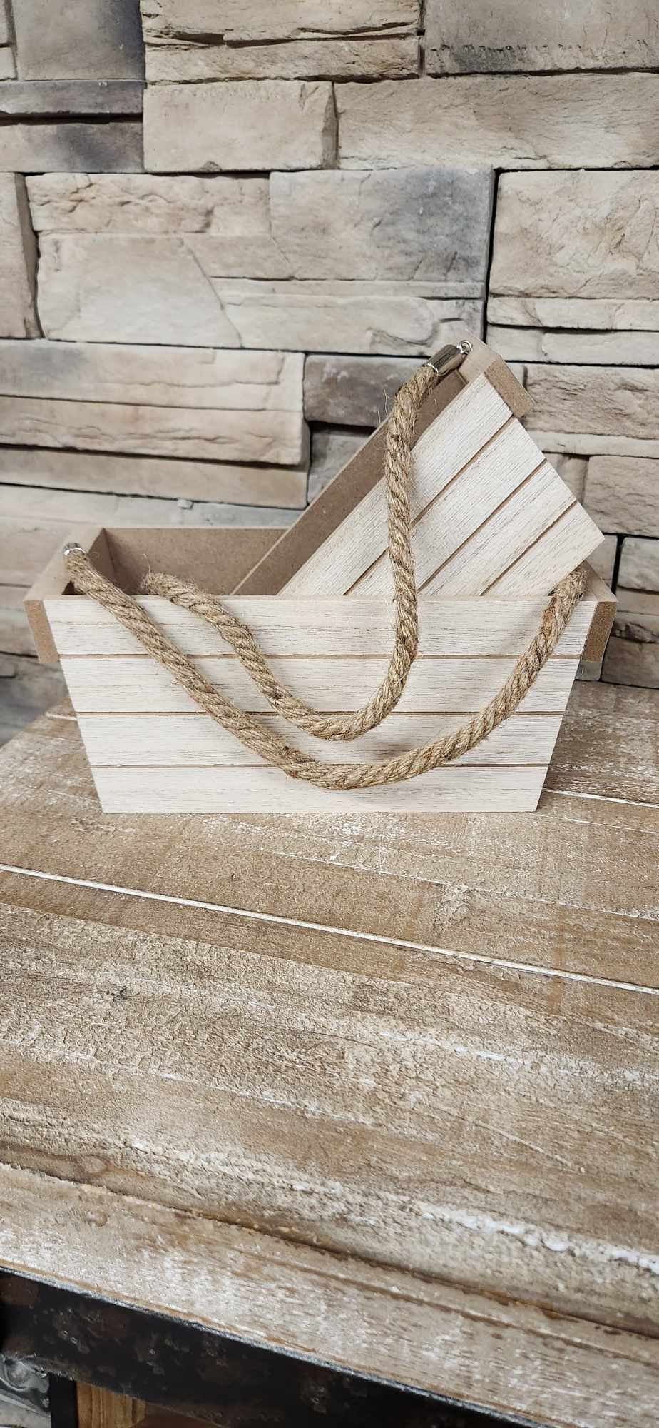 Panier MDF / Faux bois / fonctionnel/ Naturel