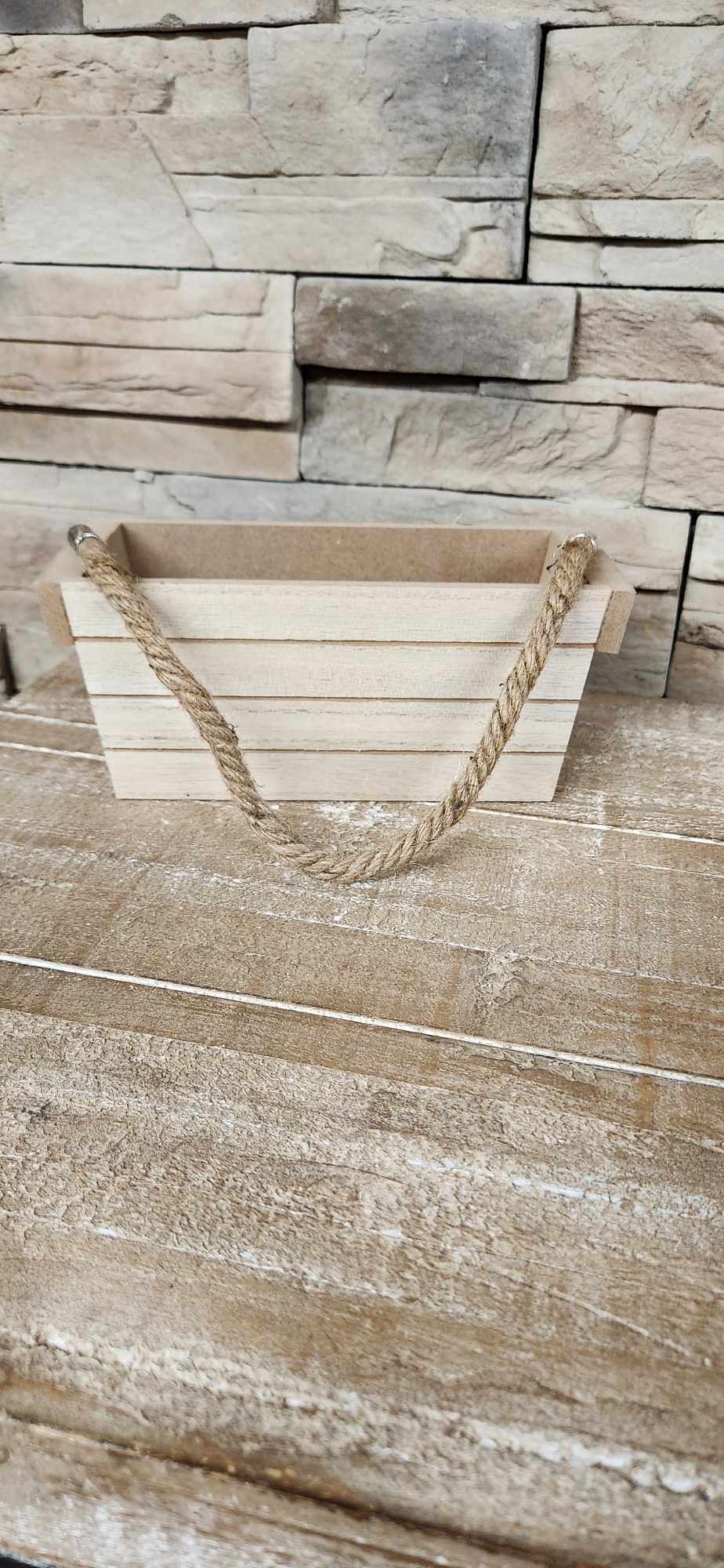Panier MDF / Faux bois / fonctionnel/ Naturel
