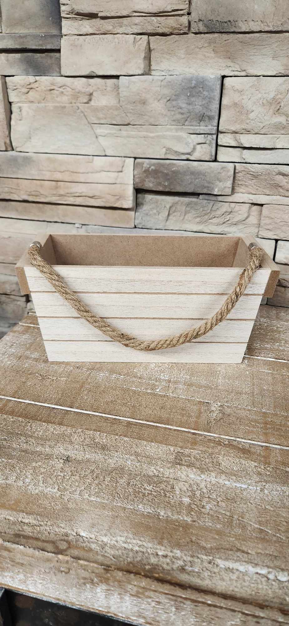 Panier MDF / Faux bois / fonctionnel/ Naturel