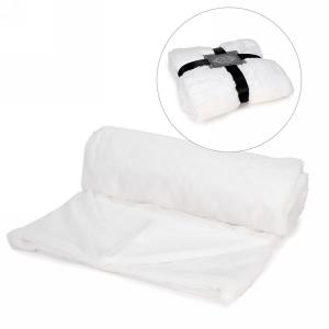 Jeté blanc/ velours / douceur