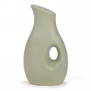 Vase original / Vert/ fleur