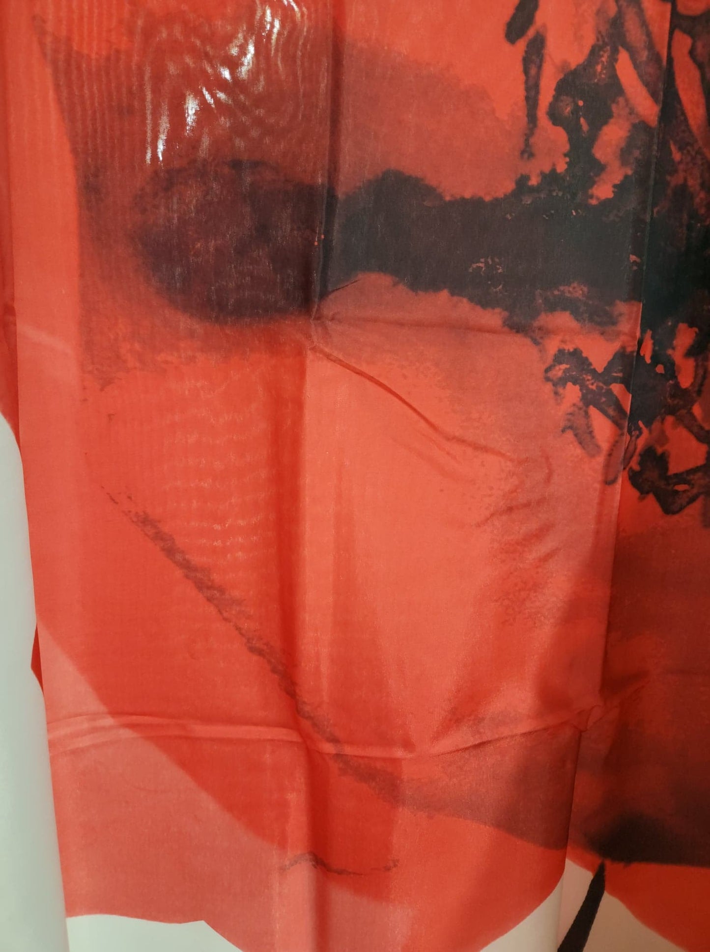 Centredepeinturedeco | Rideau-douche | Fleur rouge