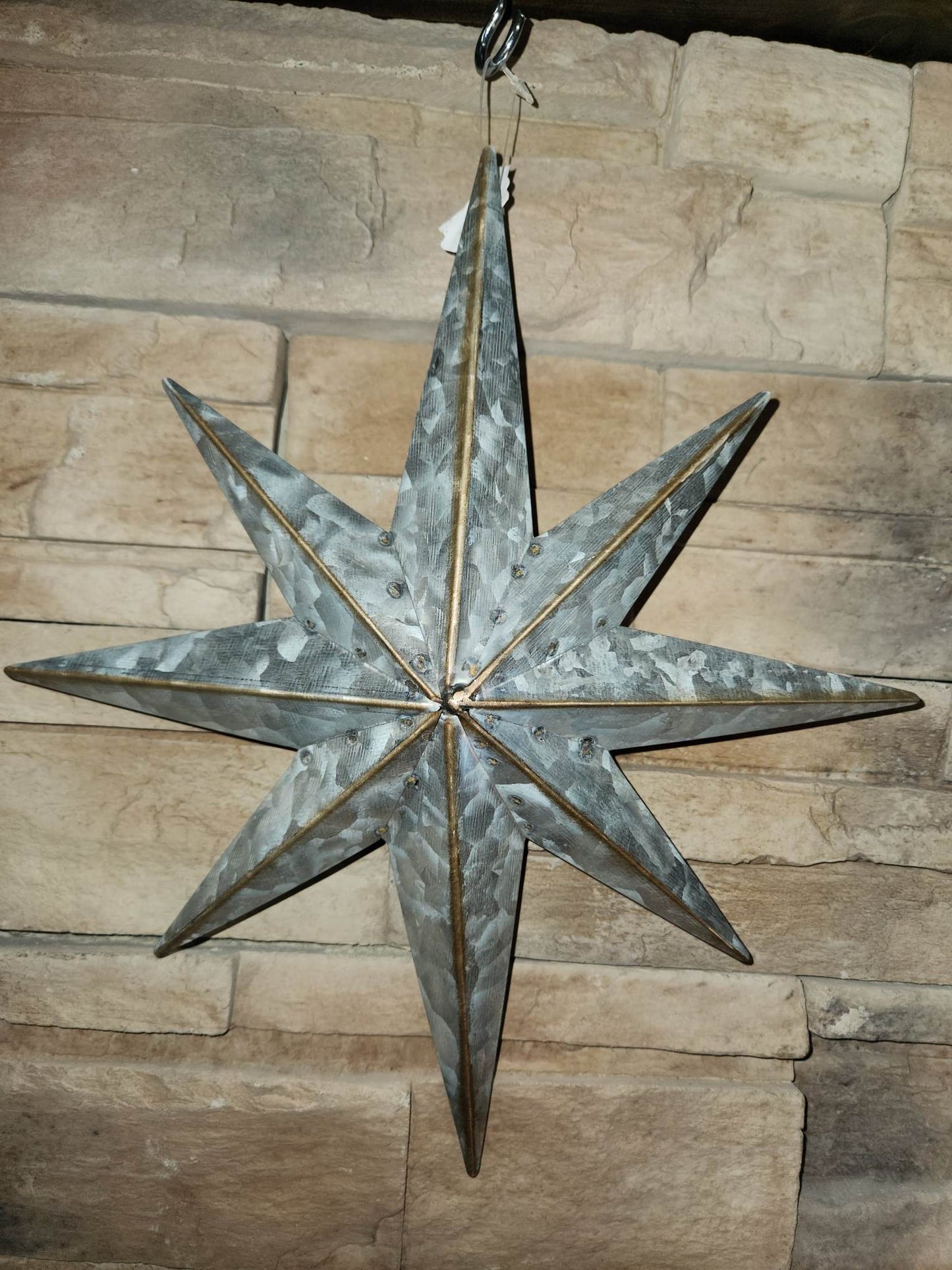 Étoile en métal | Argent | 8 Pointes
