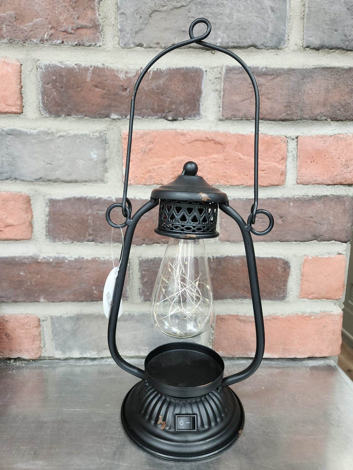 Lanterne lumineuse | Noir | Piles