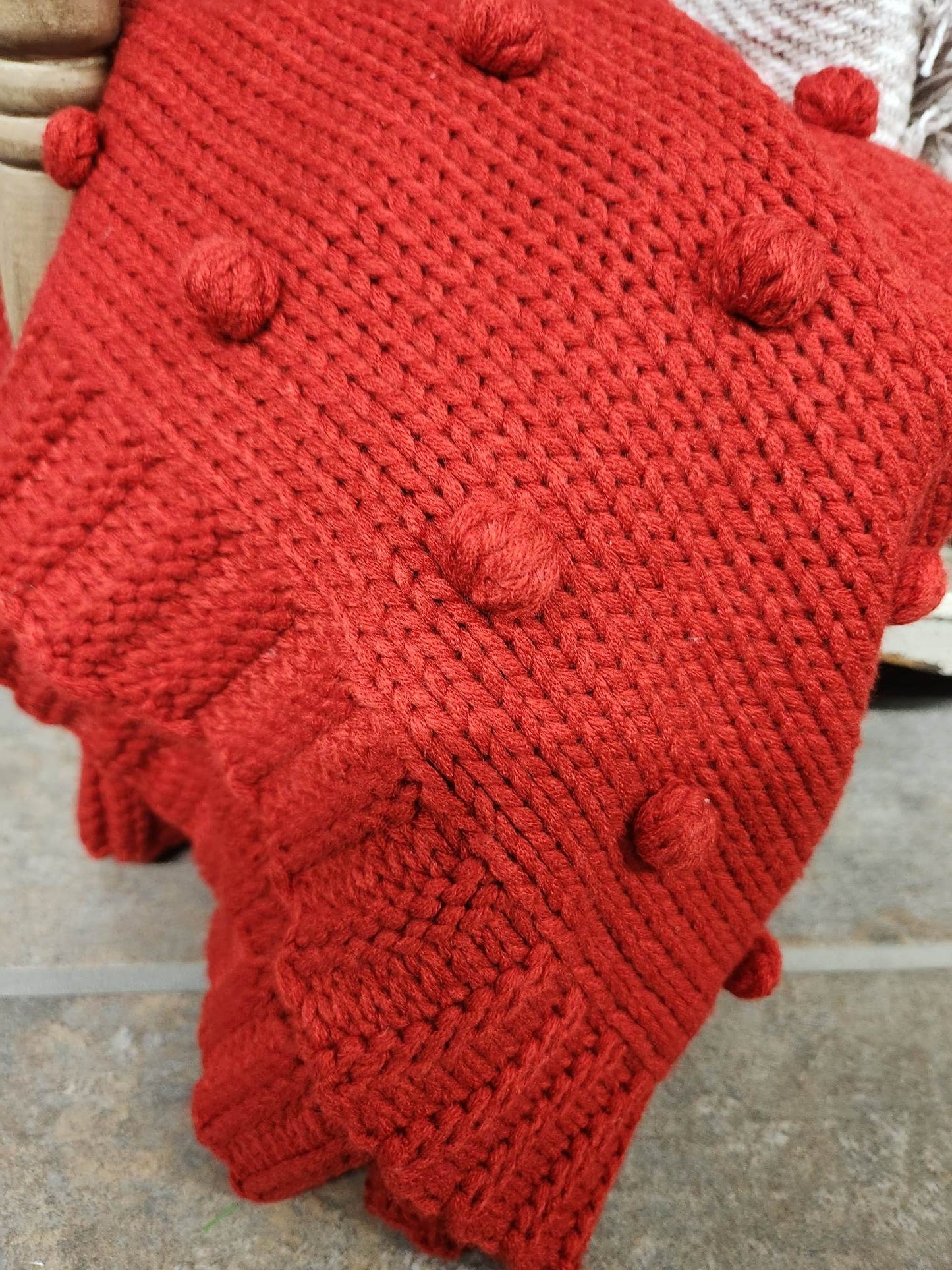 Jeté taupe | Coton | Brunelli