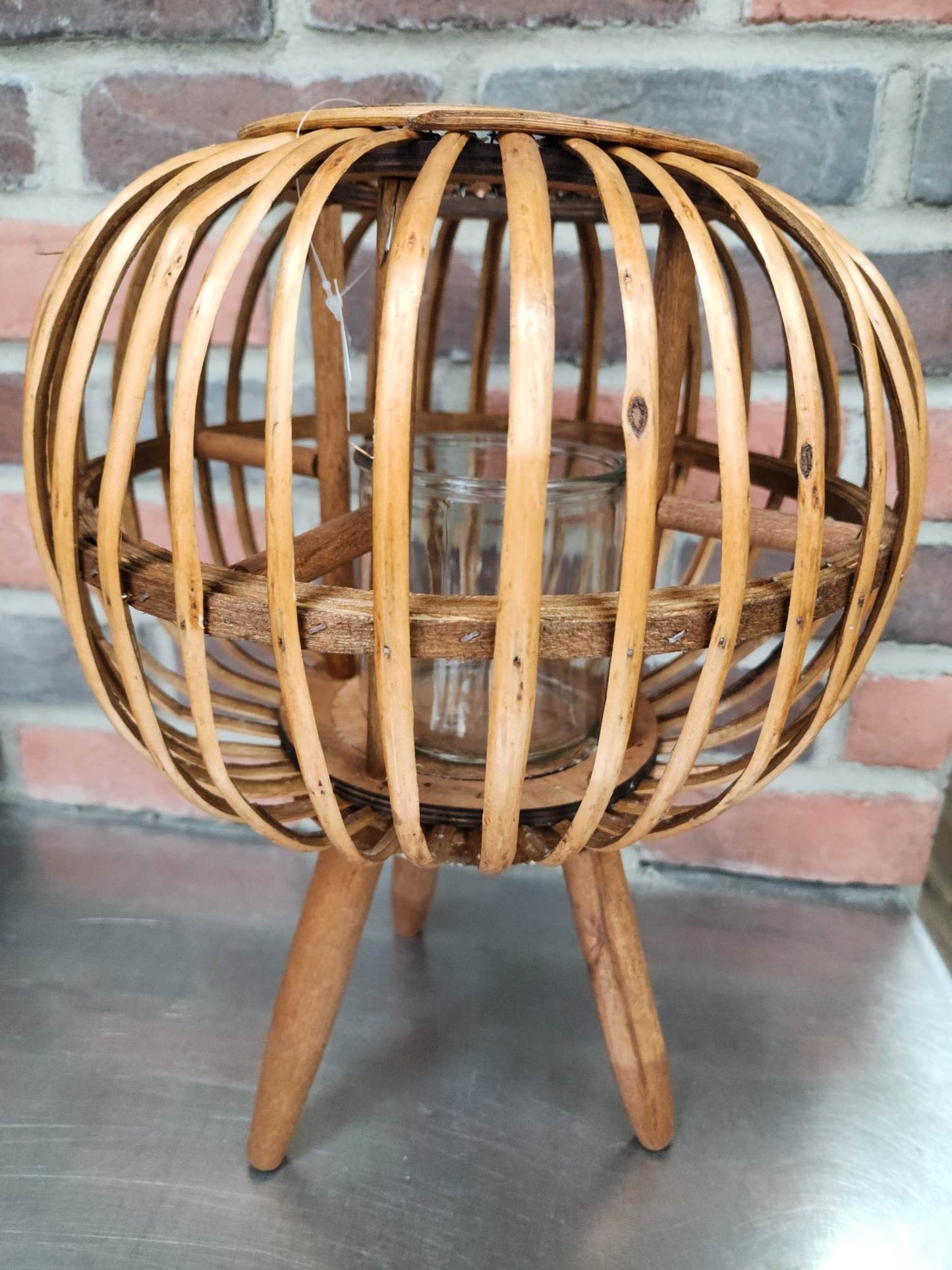 Chandelier en bois | Doré | Sur pied