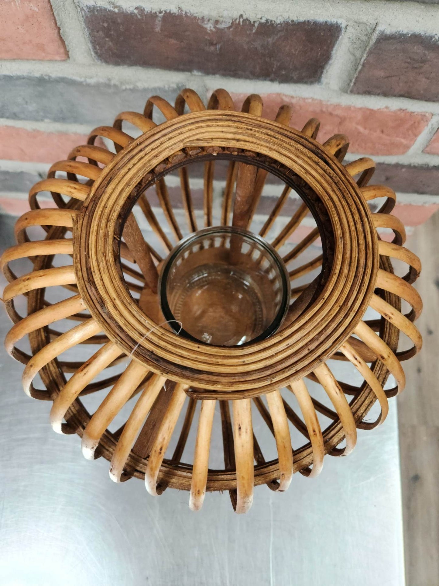 Chandelier en bois | Doré | Sur pied