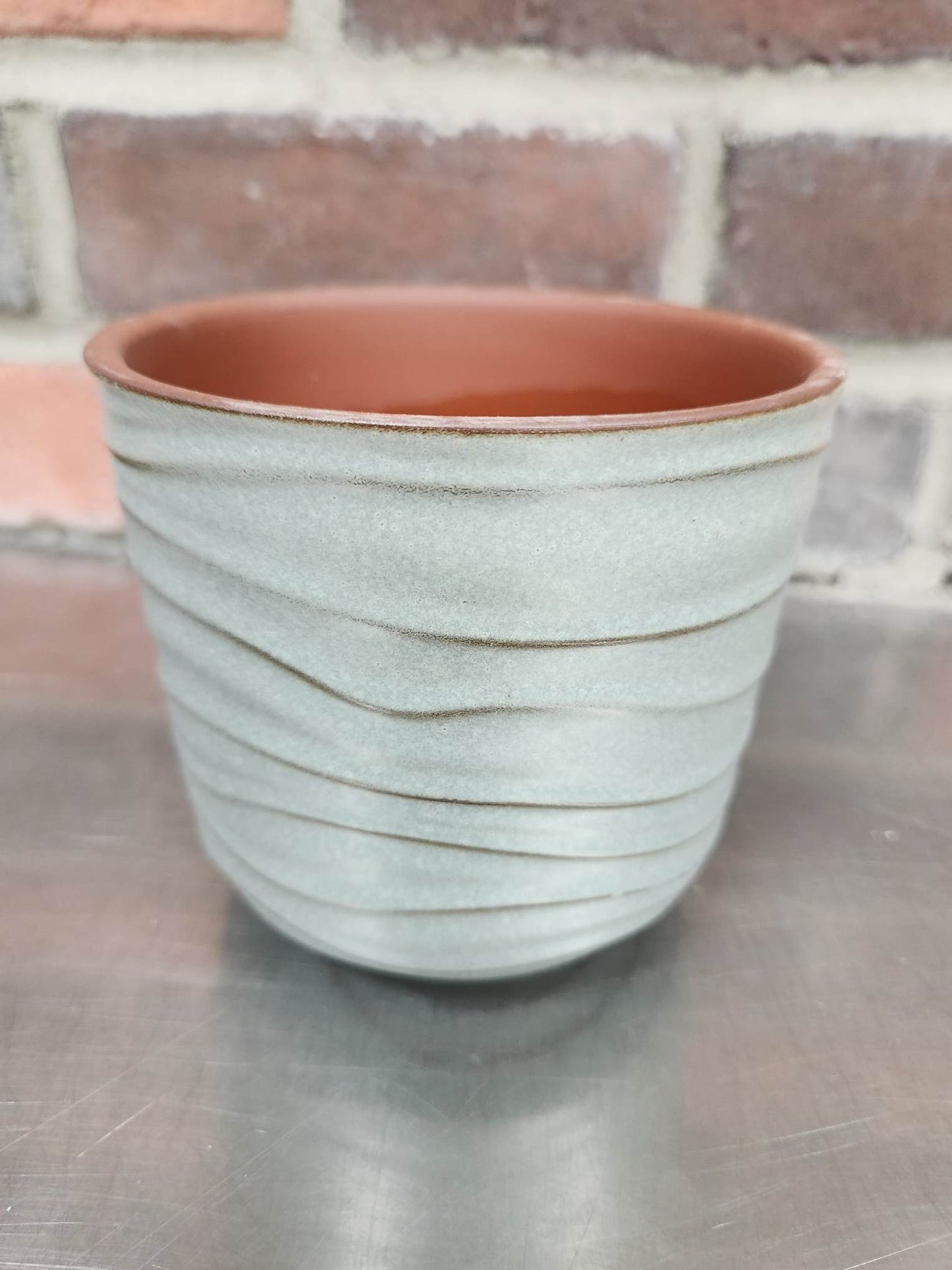 Vase | Vert de gris | Cuivre | Vague