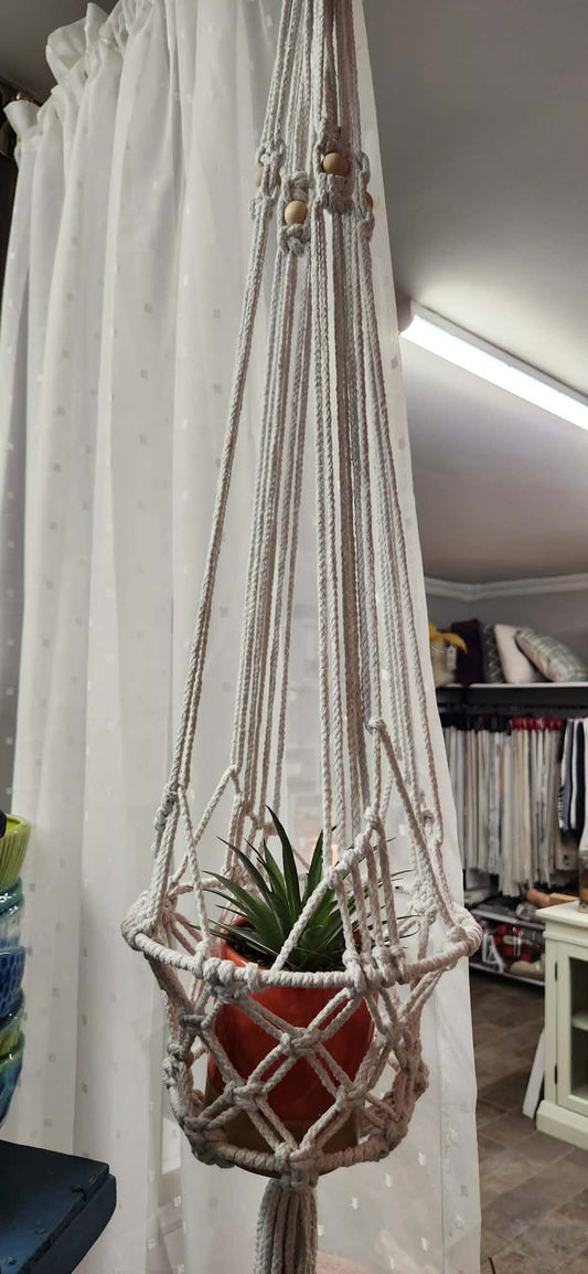 macramé blanc